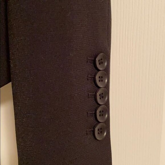 BCBGMAXAZRIA Black Lloyd Easy Layered Blazer - Size XXS - Picture 5 of 8